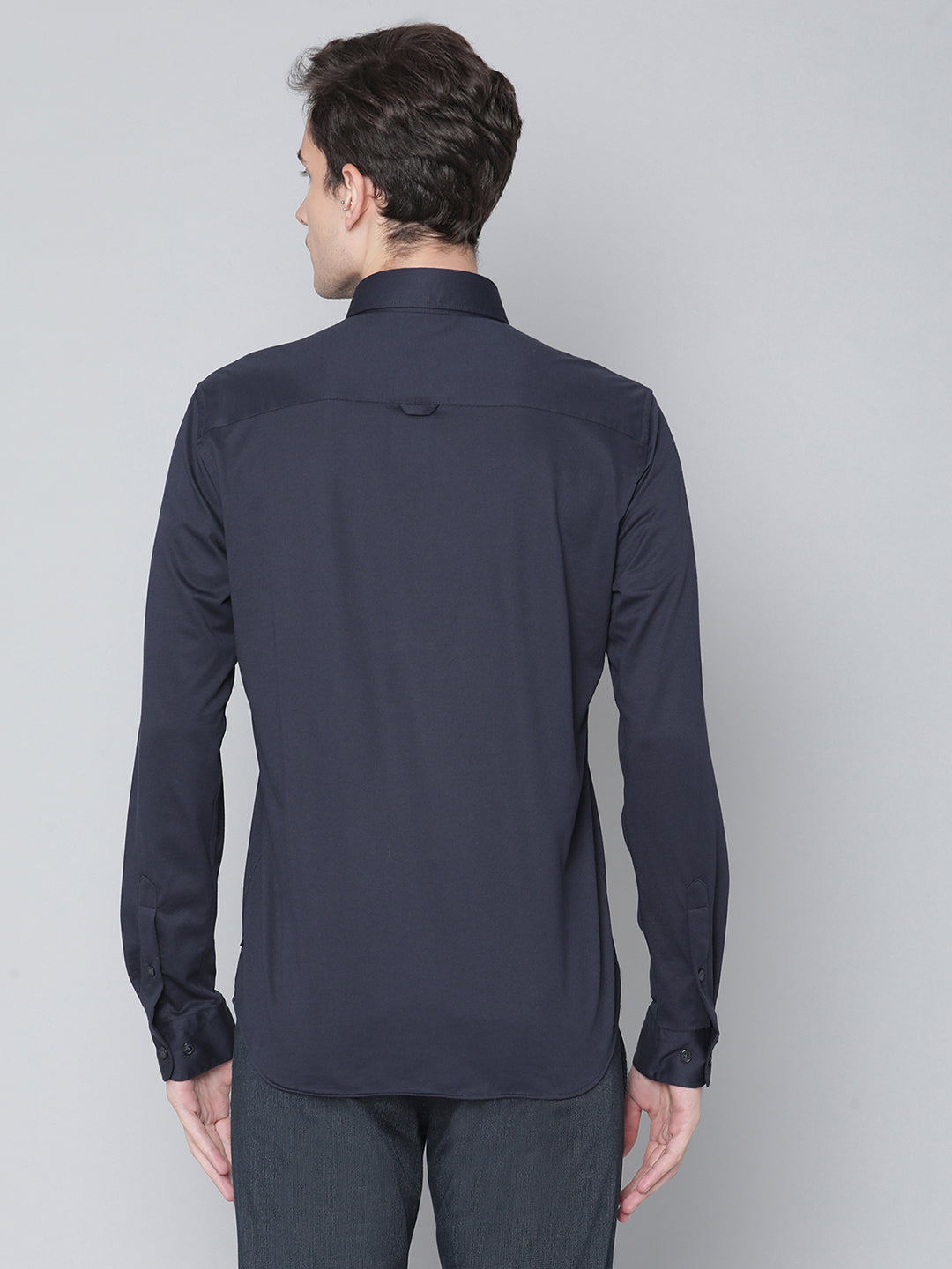 Matinique Men Blue Solid Collar Shirt