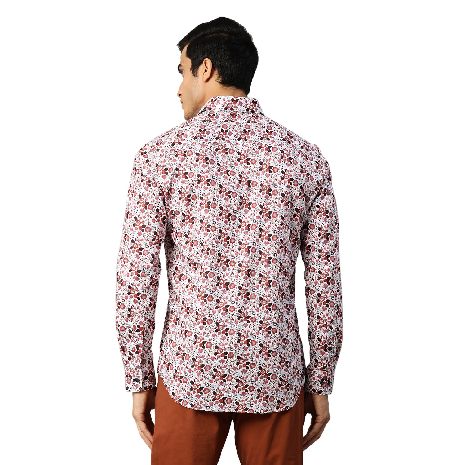 Matinique Men Red Printed Collar Shirt