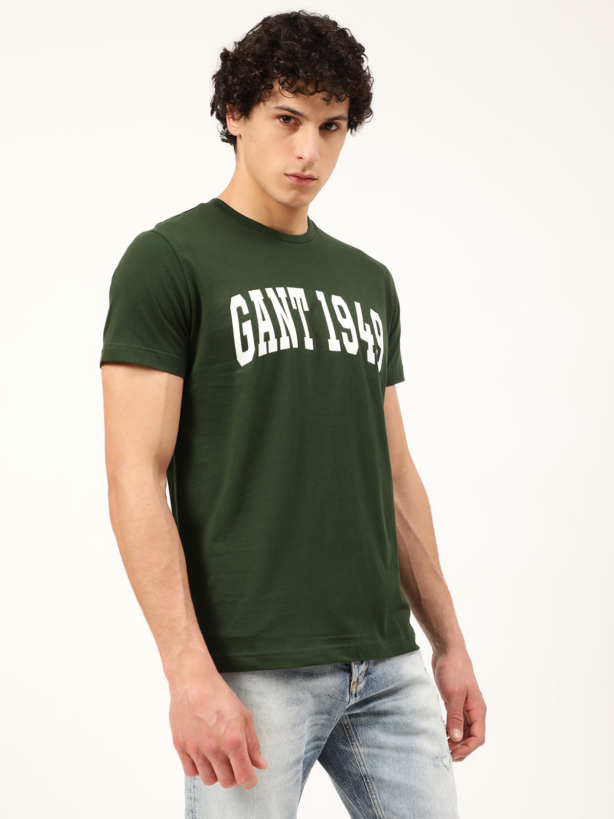 Gant Green Logo Regular Fit T-Shirt