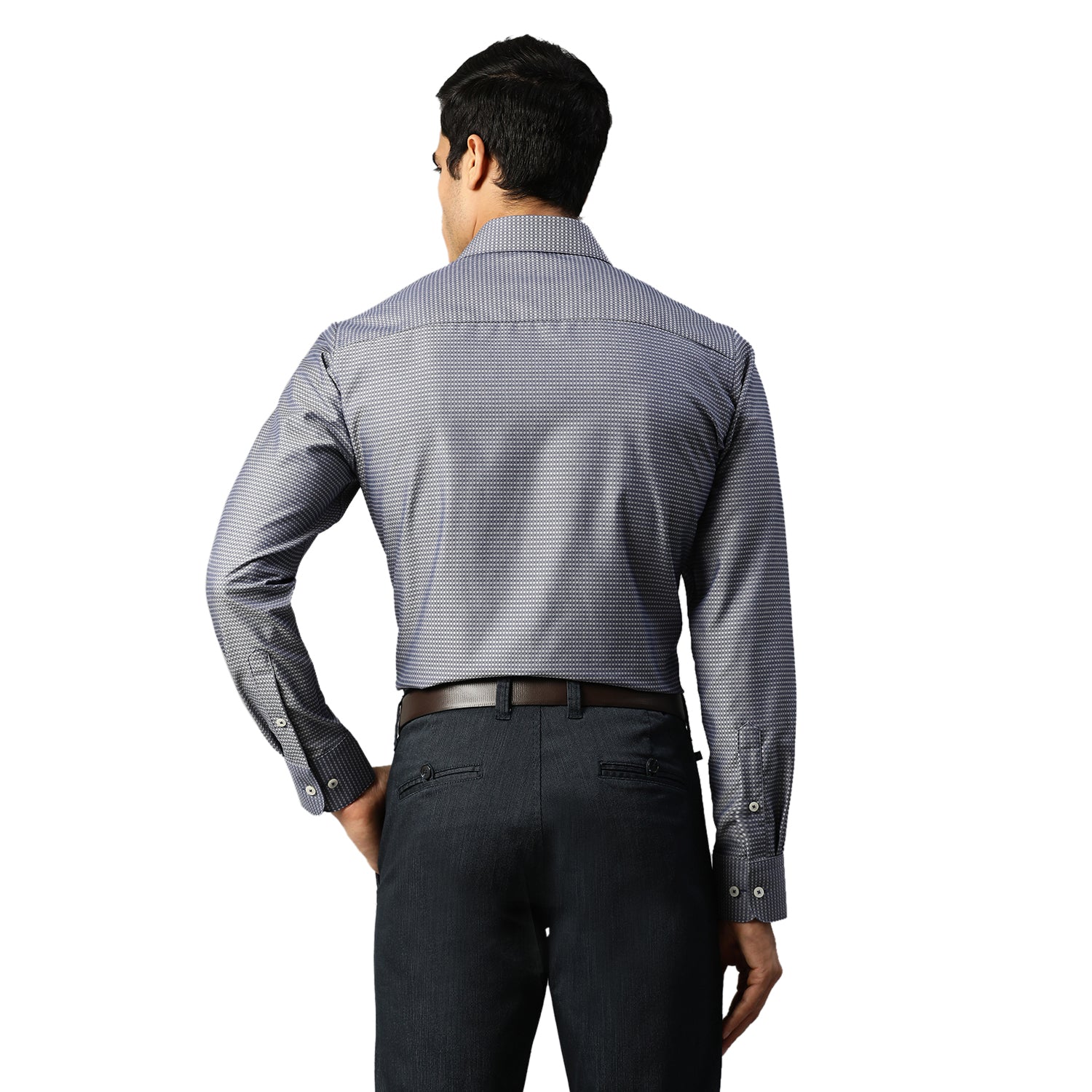 Matinique Men Blue Printed Collar Shirt