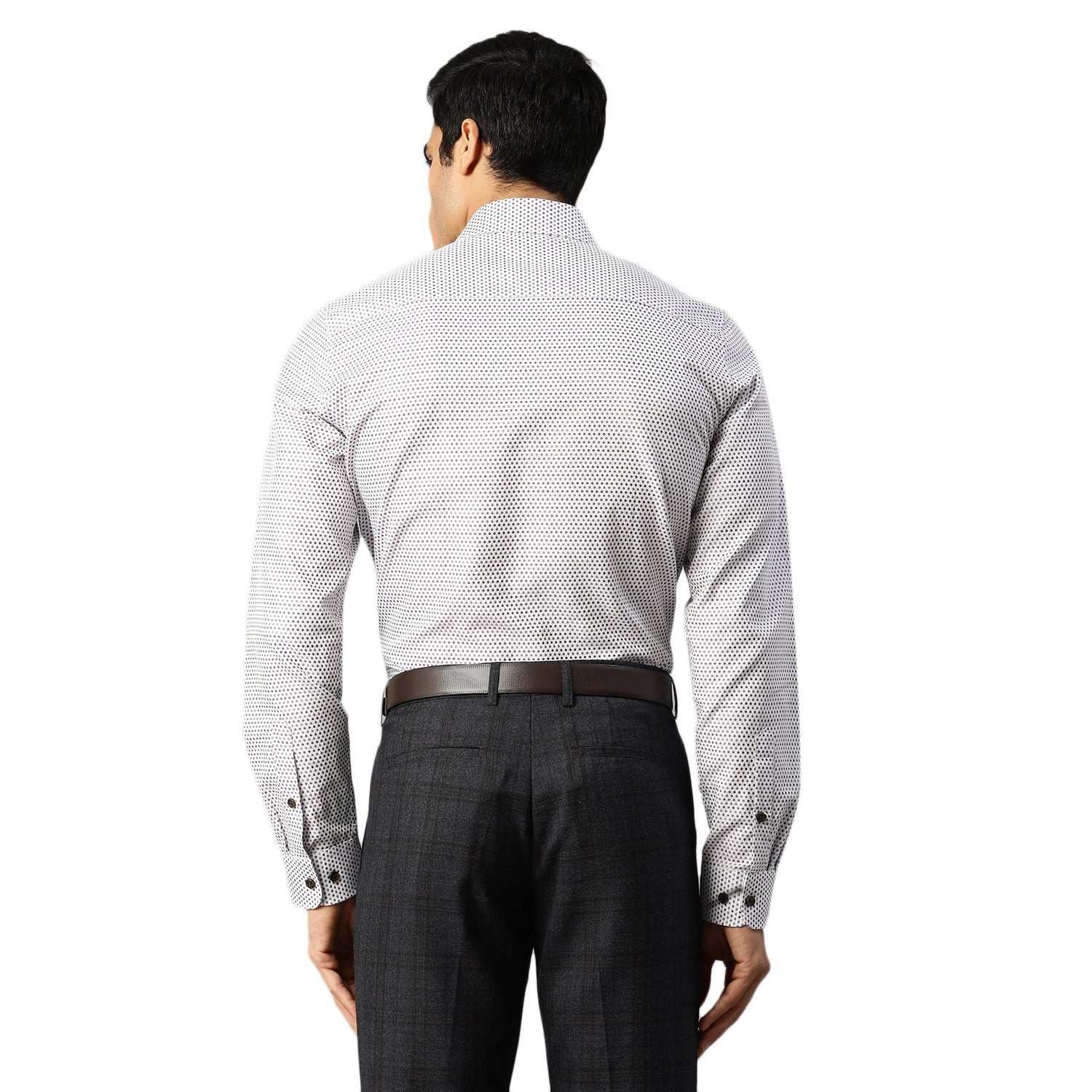 Matinique Men Purple Solid Collar Shirt