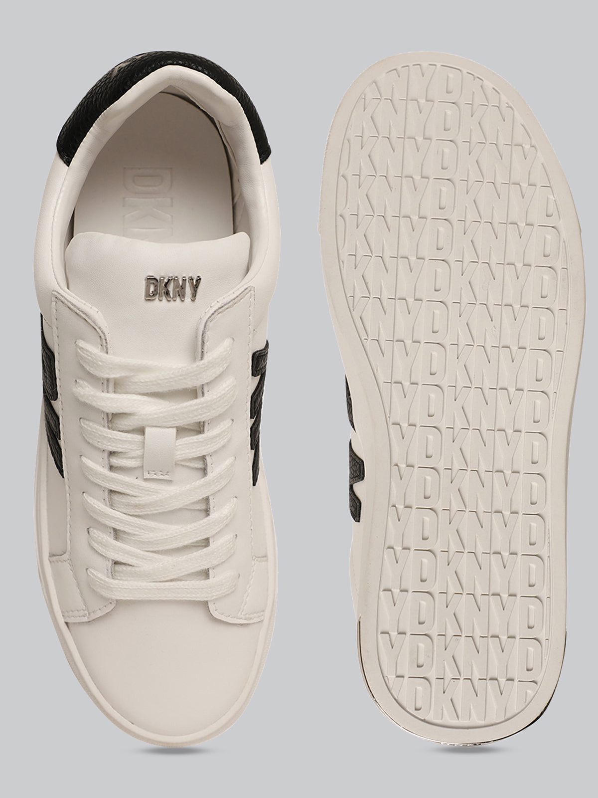 DKNY Women White Sneakers
