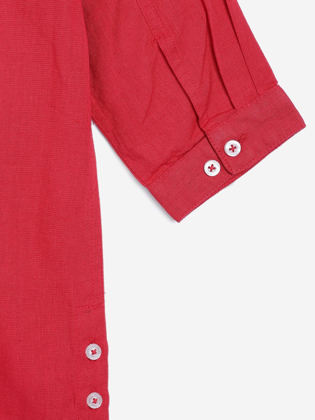 Blue Giraffe Boys Band Collar Shirt