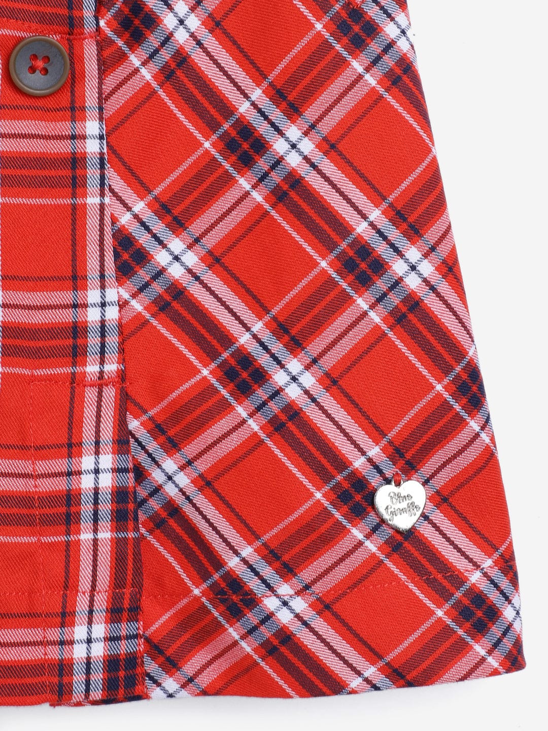 Blue Giraffe Girls Straight Fit Skirt