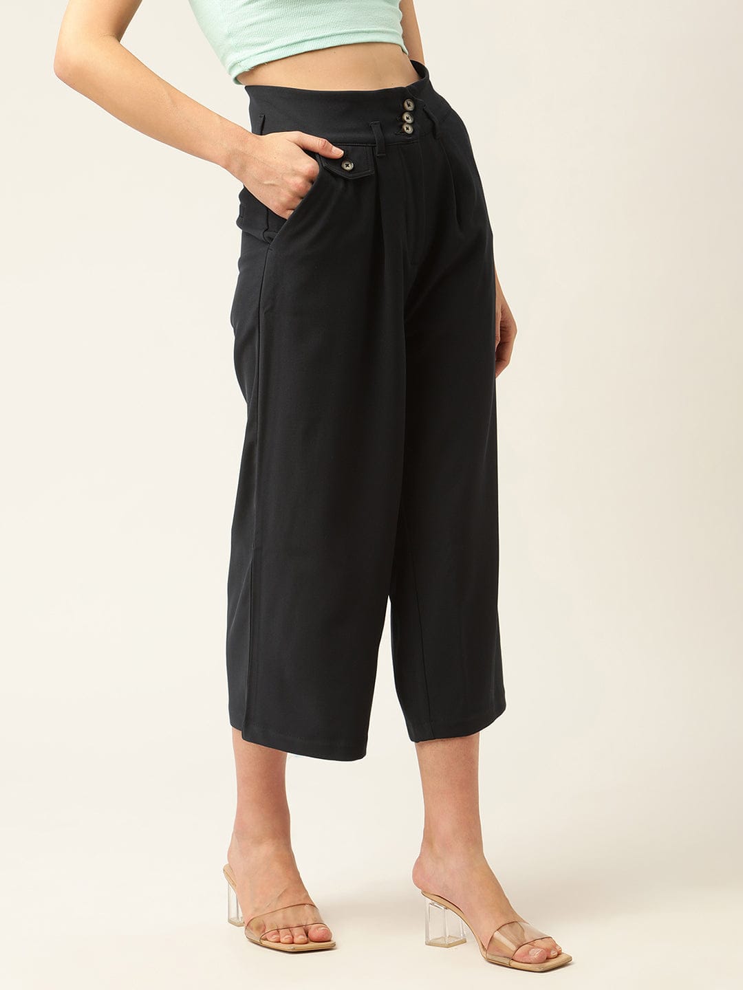 Elle Women Straight Fit Trouser