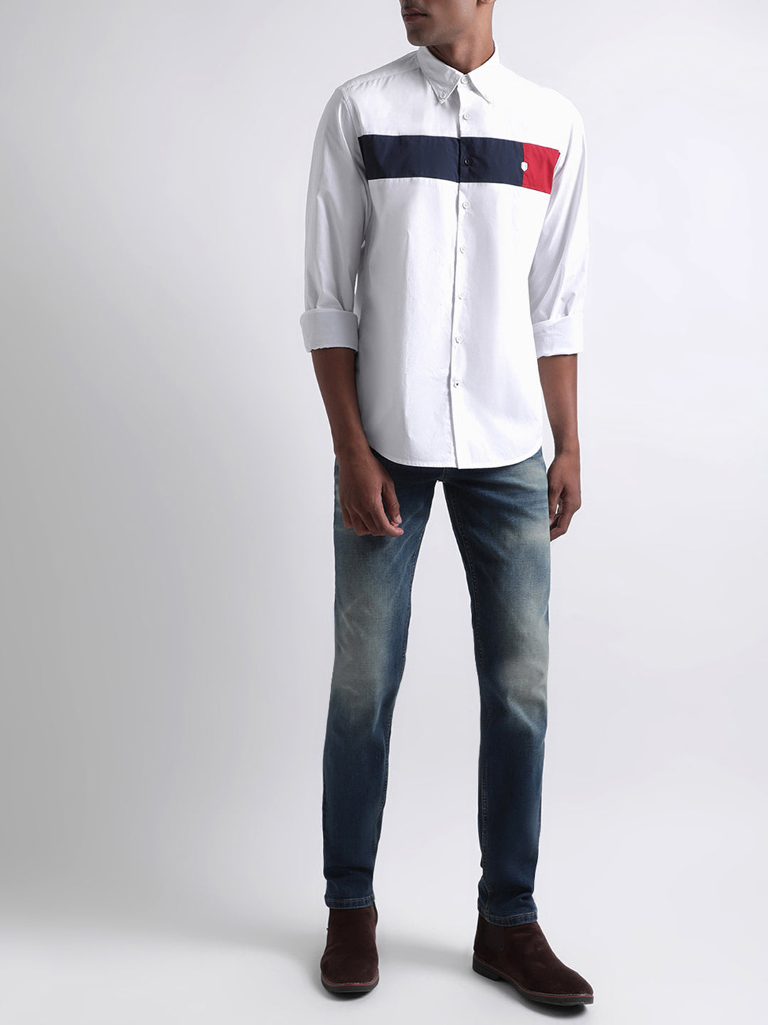 Iconic White Regular Fit Shirt