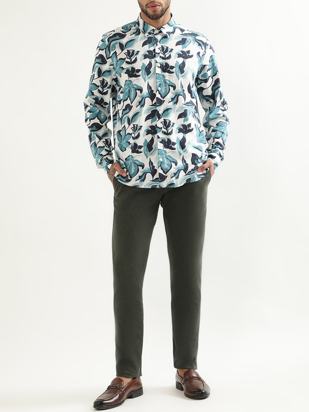 Antony Morato Multi Printed Regular Fit Shirt