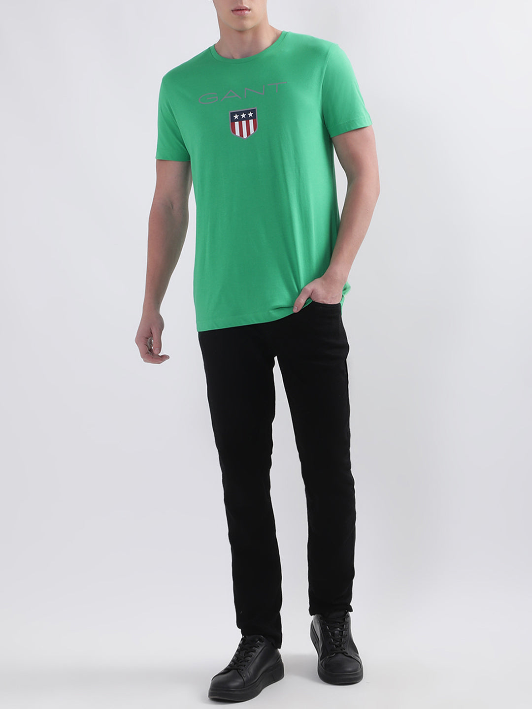 Gant Green Shield Logo Regular Fit T-Shirt