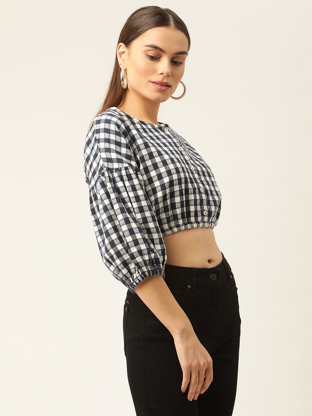 Elle Women Round Neck Top