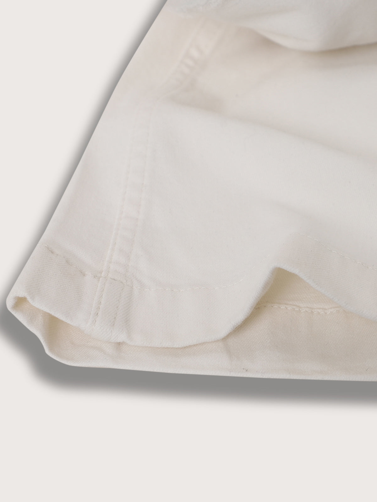 Elle Kids Girls White Solid Bootcut Jeans