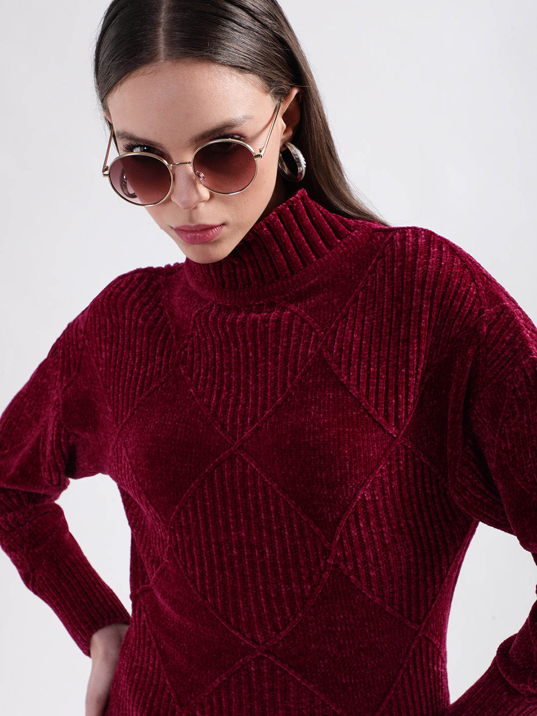 Centrestage Women Round Neck Sweater