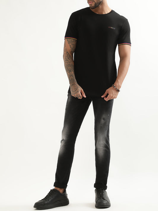 Antony Morato Black Slim Fit T-Shirt