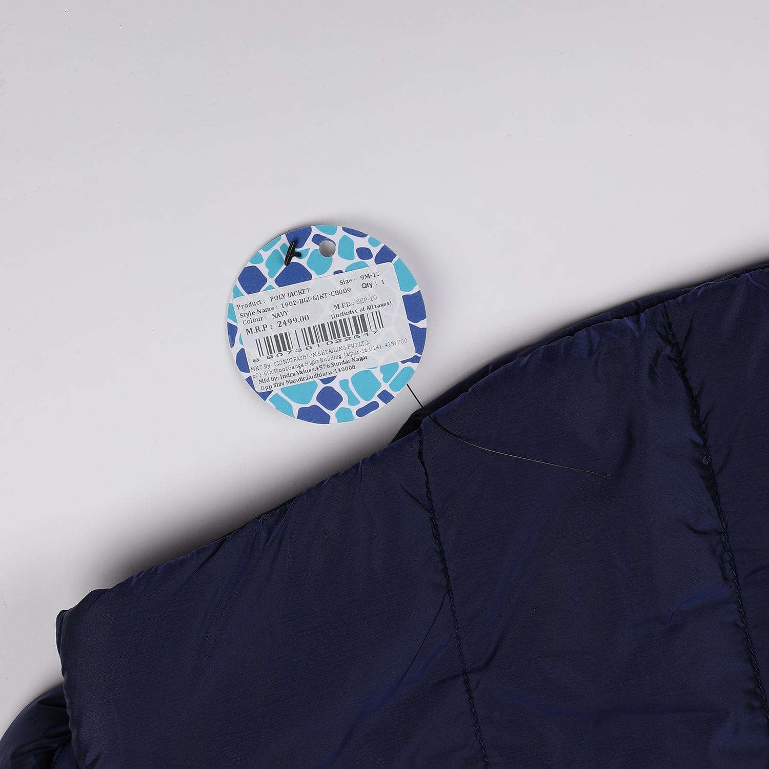 Blue Giraffe Girls Jacket