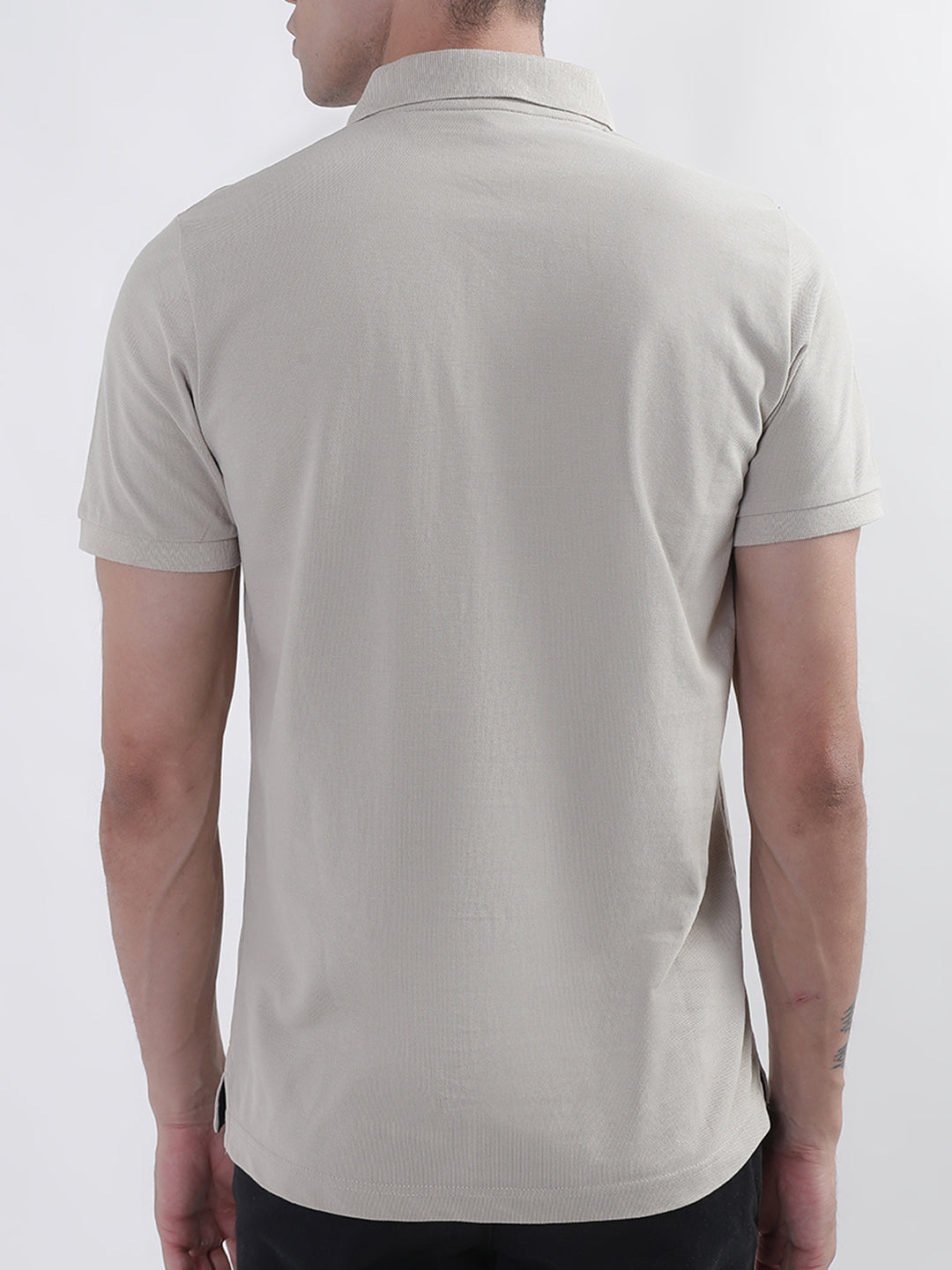 Gant Beige Regular Fit Polo T-Shirt