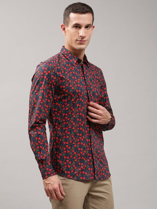 Antony Morato Multi Floral Print Slim Fit Shirt