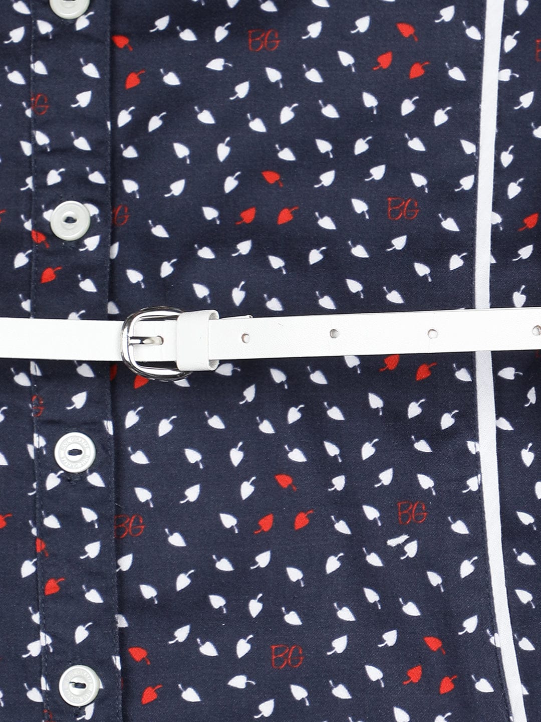 Blue Giraffe Girls Dress