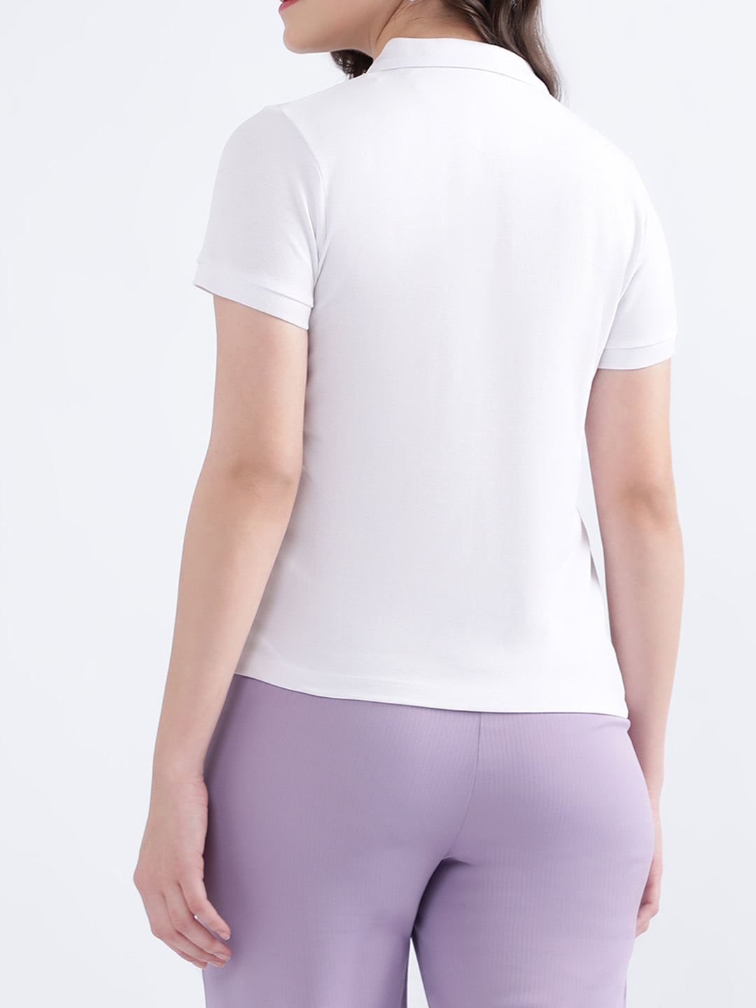 True Religion White Fashion Logo Regular Fit Polo T-Shirt