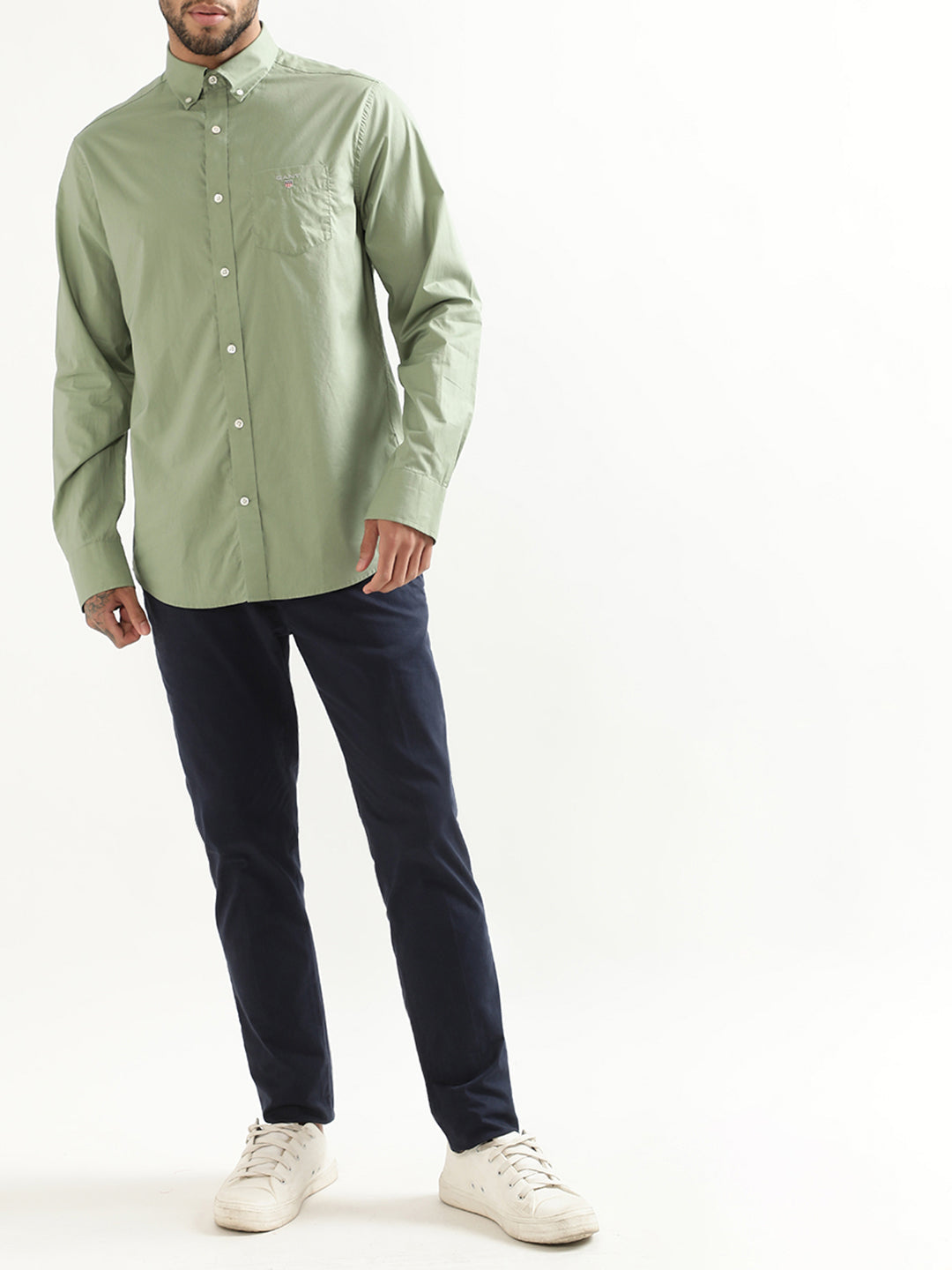Gant Green Regular Fit Shirt