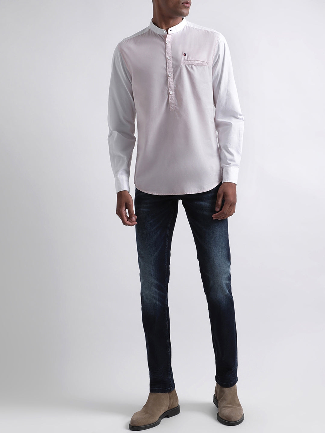 Iconic Pink Regular Fit Shirt