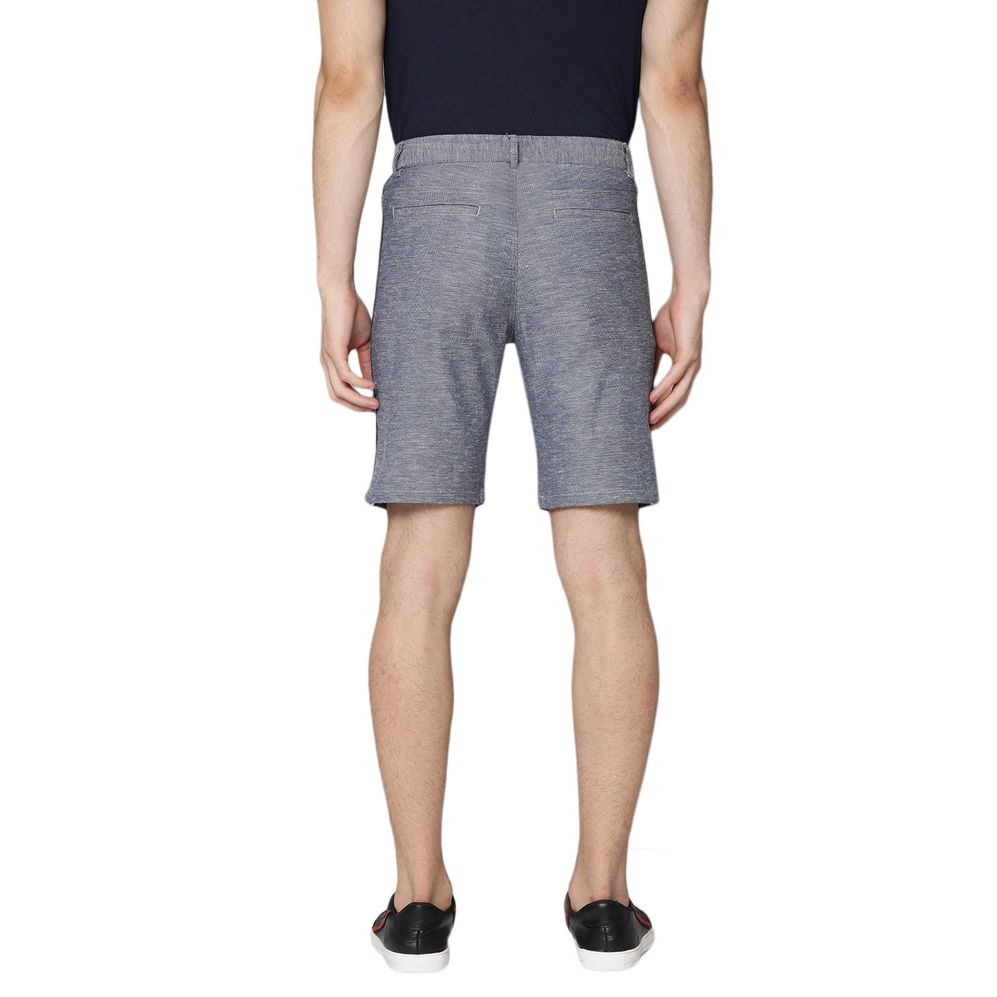 Lindbergh Men Indigo Solid Regular Fit Shorts