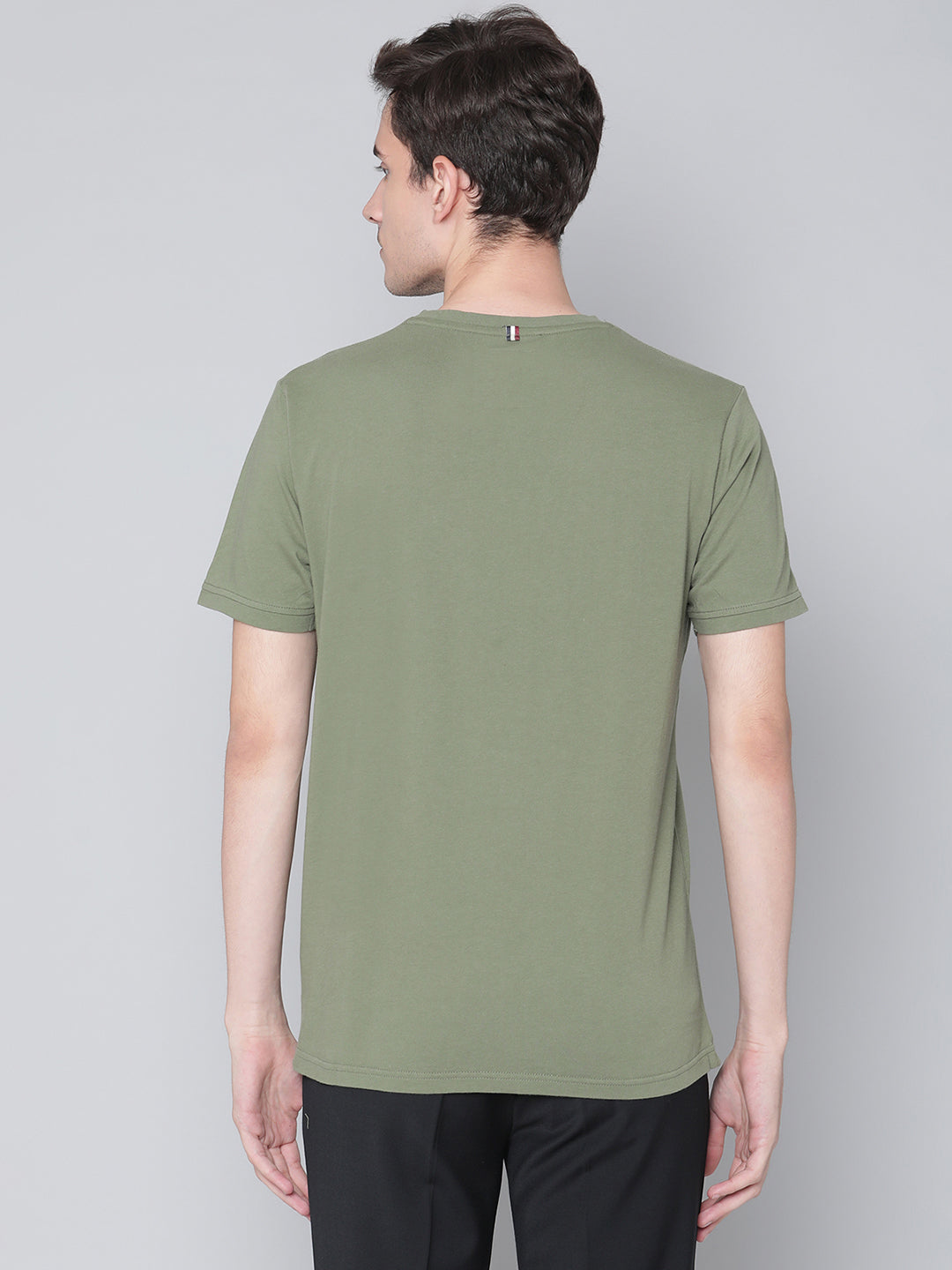 Lindbergh Light Army Fashion Logo Slim Fit T-Shirt