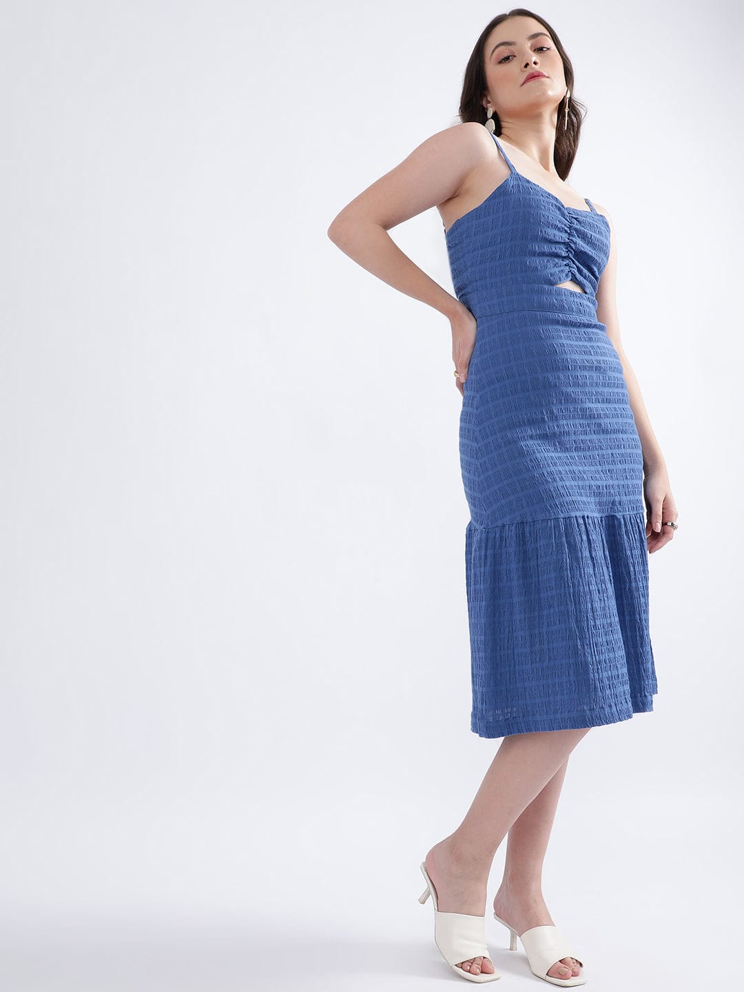 Elle Women Blue Dress