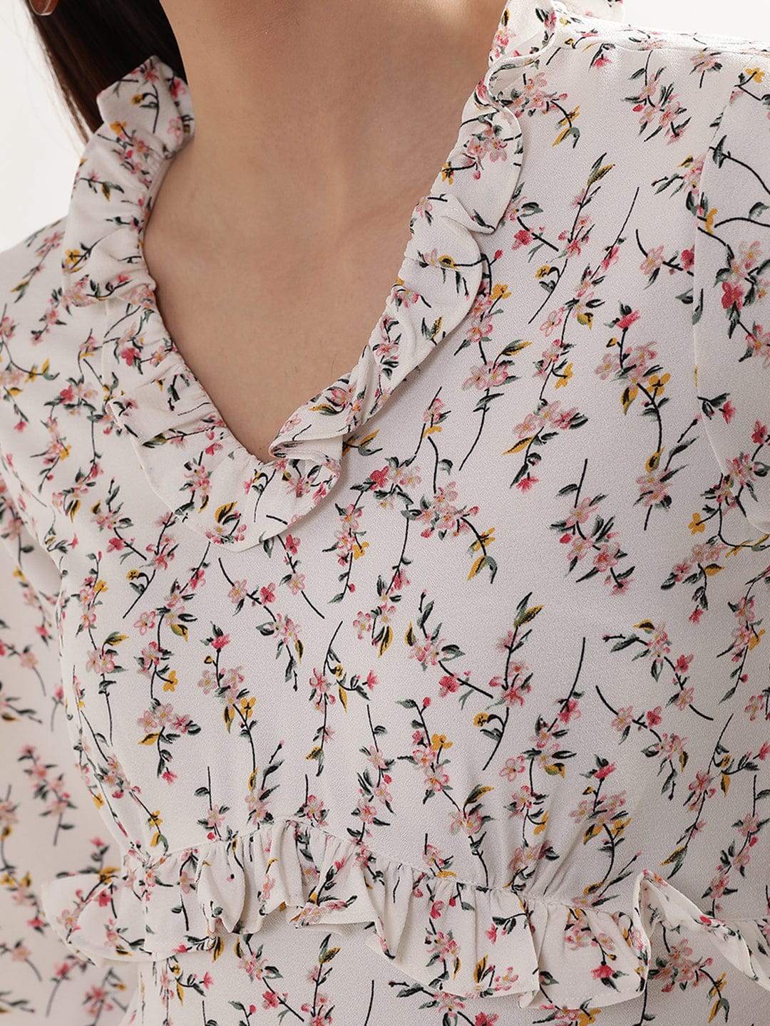 Elle Women White Dress