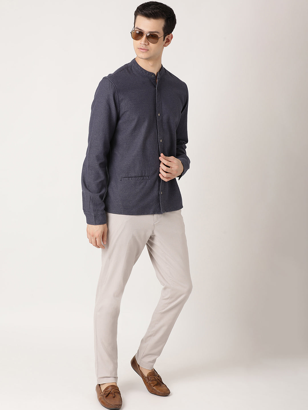 Bruun & Stengade Men Round Neck Jacket