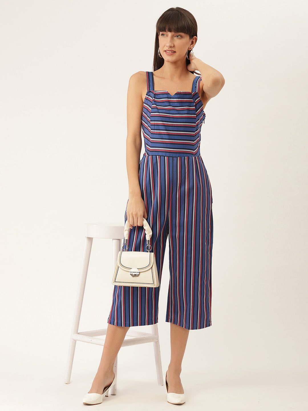 Elle Women Multi Printed Round Neck Jumpsuit