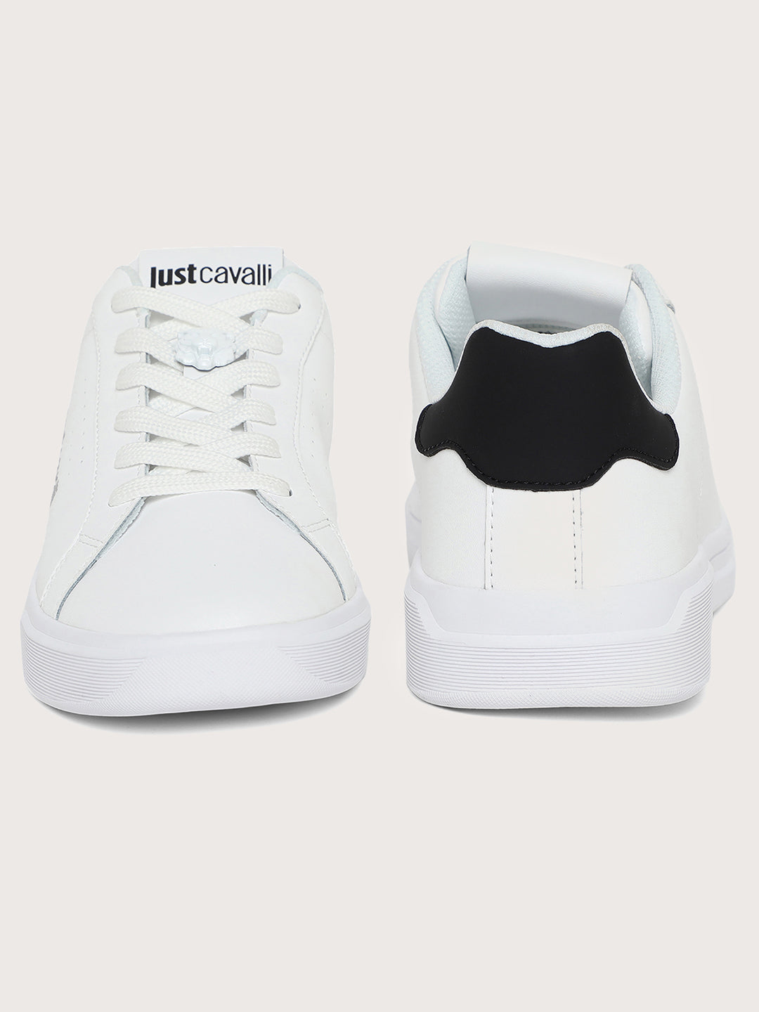 Just Cavalli Men White Sneakers