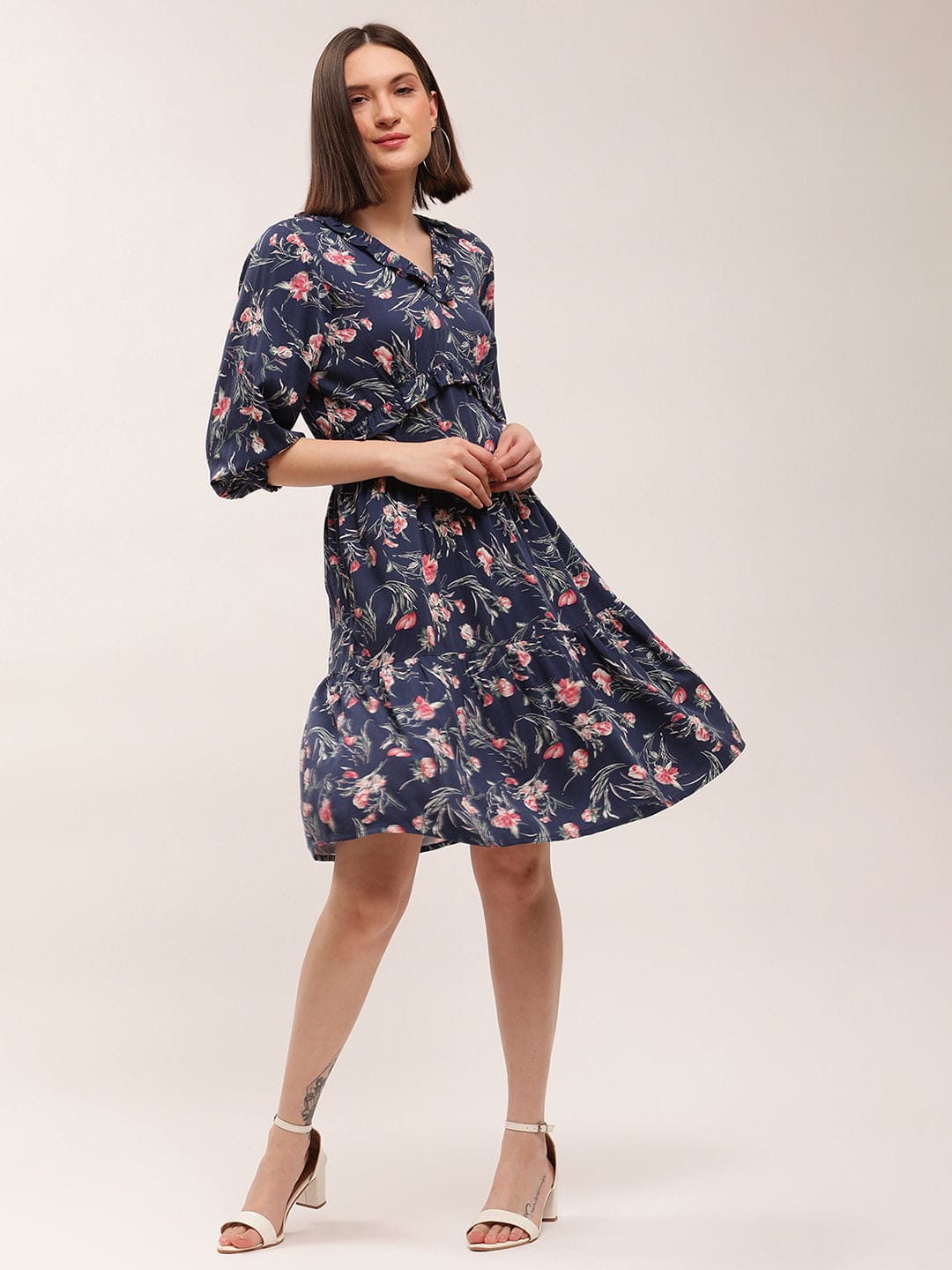 Elle Women Blue Dress