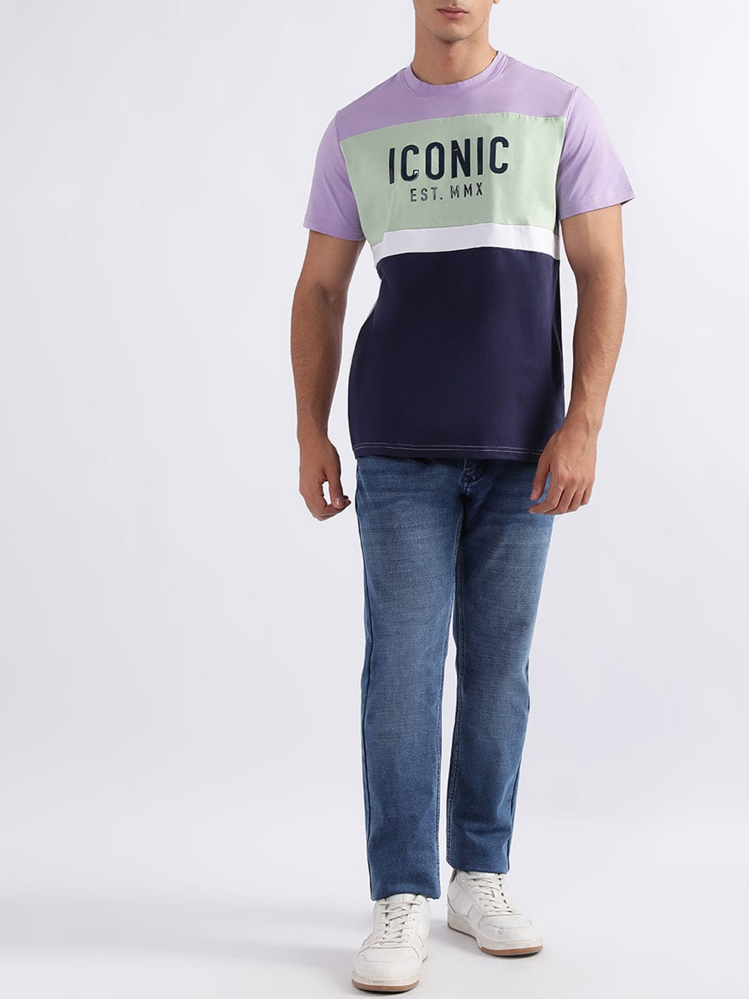 Iconic Men Multi Crew Neck Tshirt