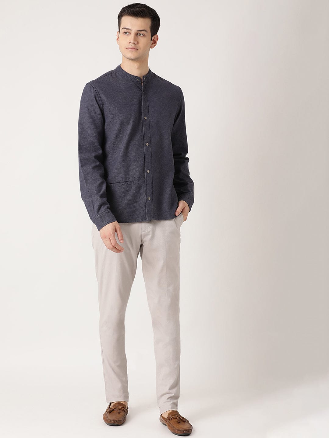 Bruun & Stengade Men Round Neck Jacket