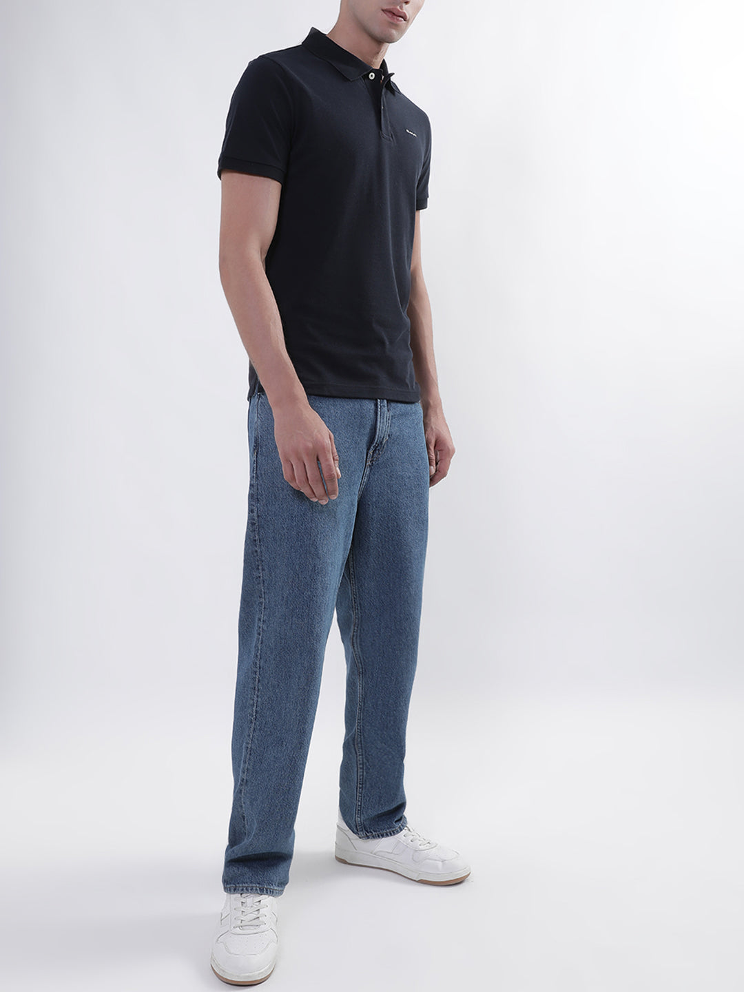 Gant Black Regular Fit Polo T-Shirt