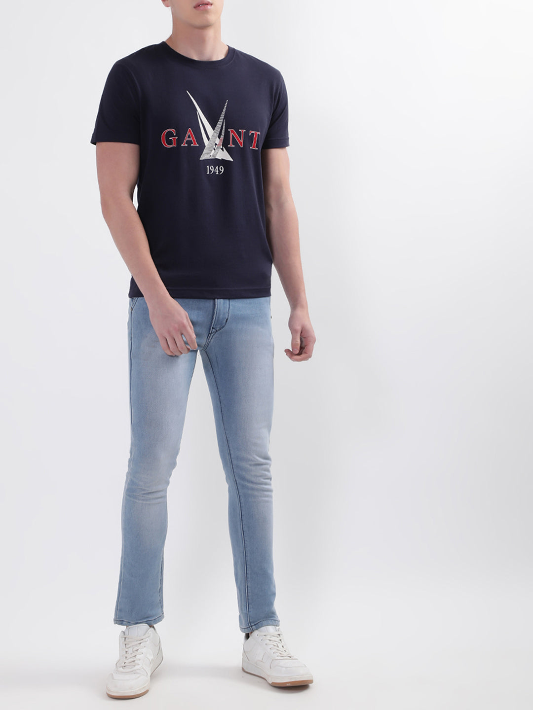 Gant Blue Sail Logo Regular Fit T-Shirt