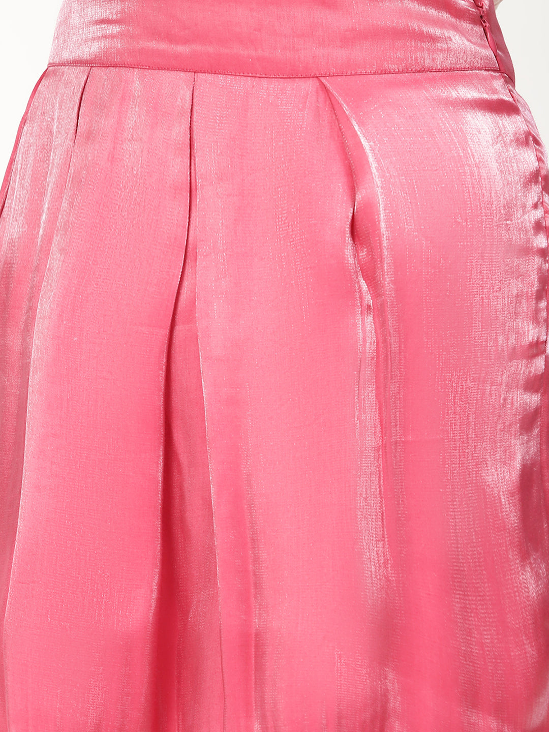 Centre Stage Women Pink Solid Loose Fit Skirt