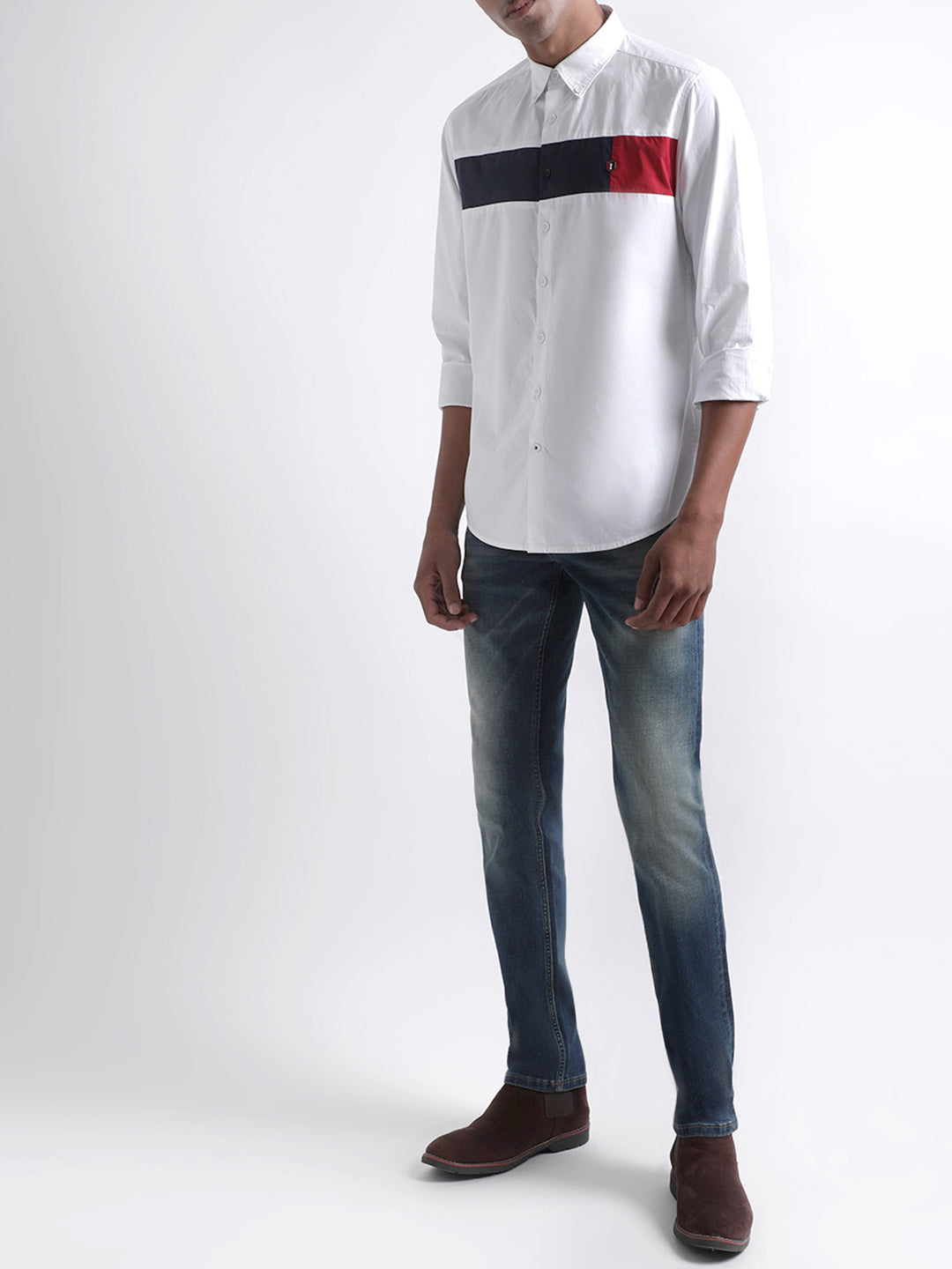 Iconic White Regular Fit Shirt