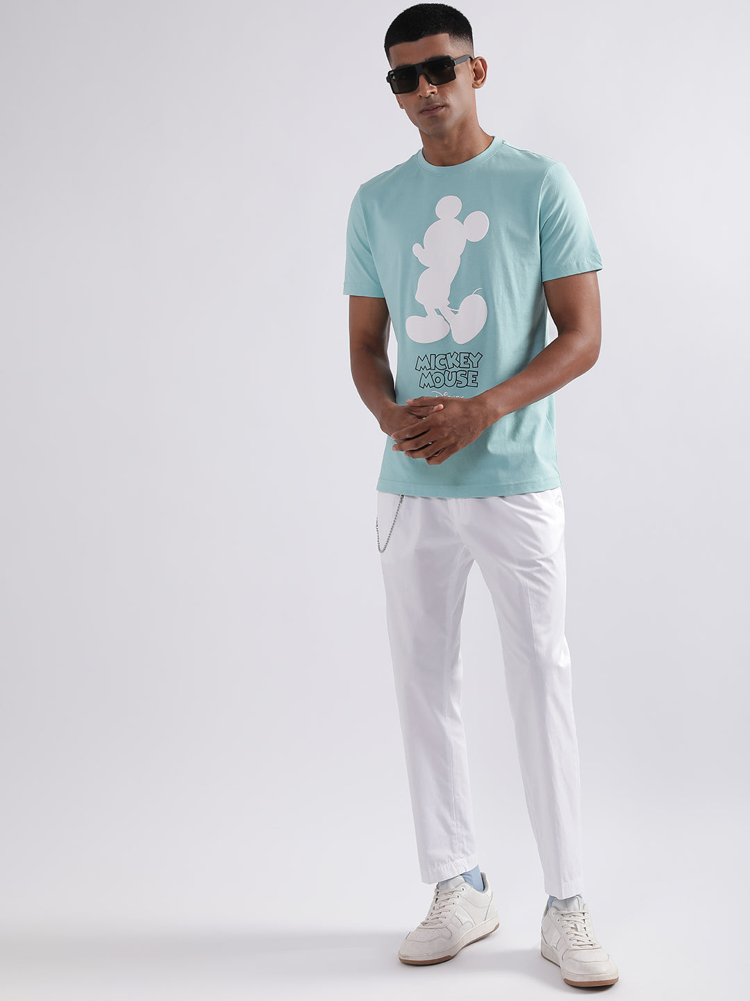 Antony Morato Men Carrot Regular Fit Cotton Trousers