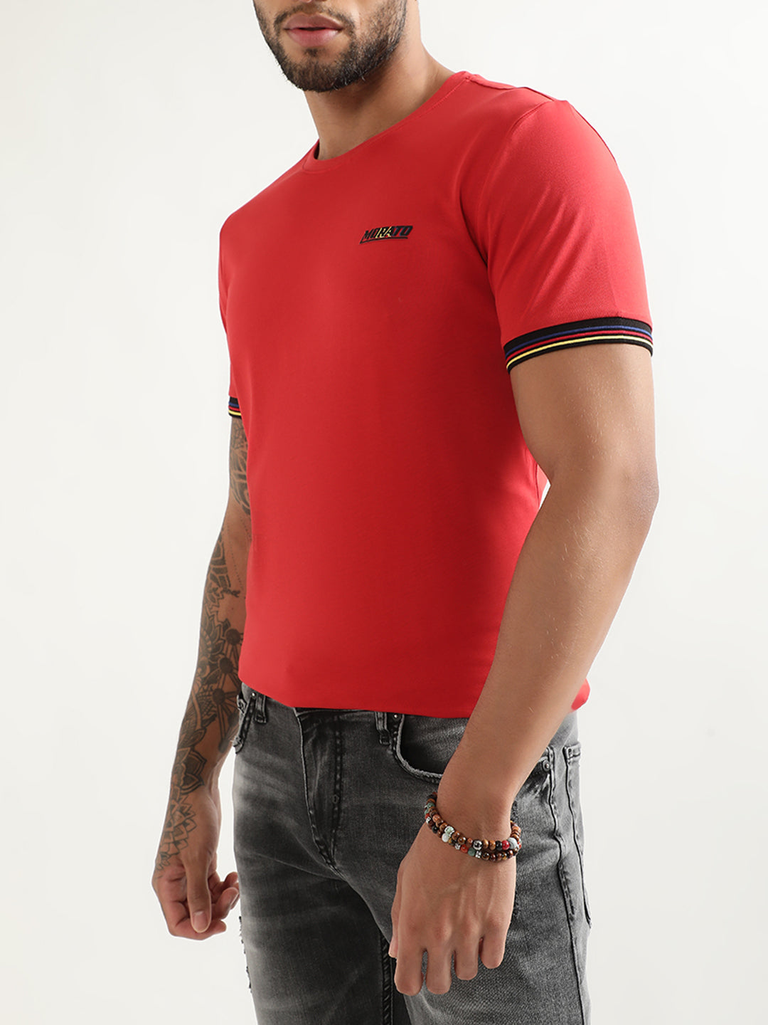 Antony Morato Red Slim Fit T-Shirt