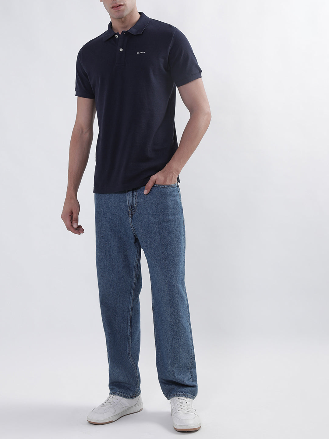 Gant Blue Regular Fit Polo T-Shirt