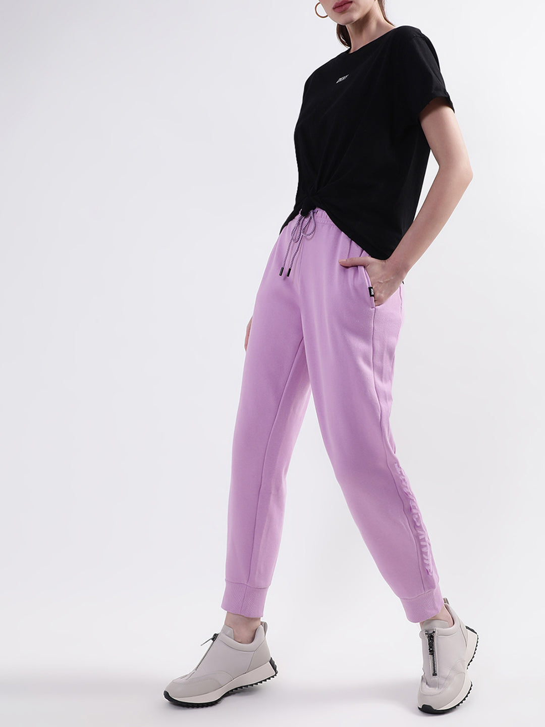 Dkny Black Logo Regular Fit T-Shirt