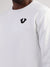 True Religion Men White Solid Round Neck Sweatshirt