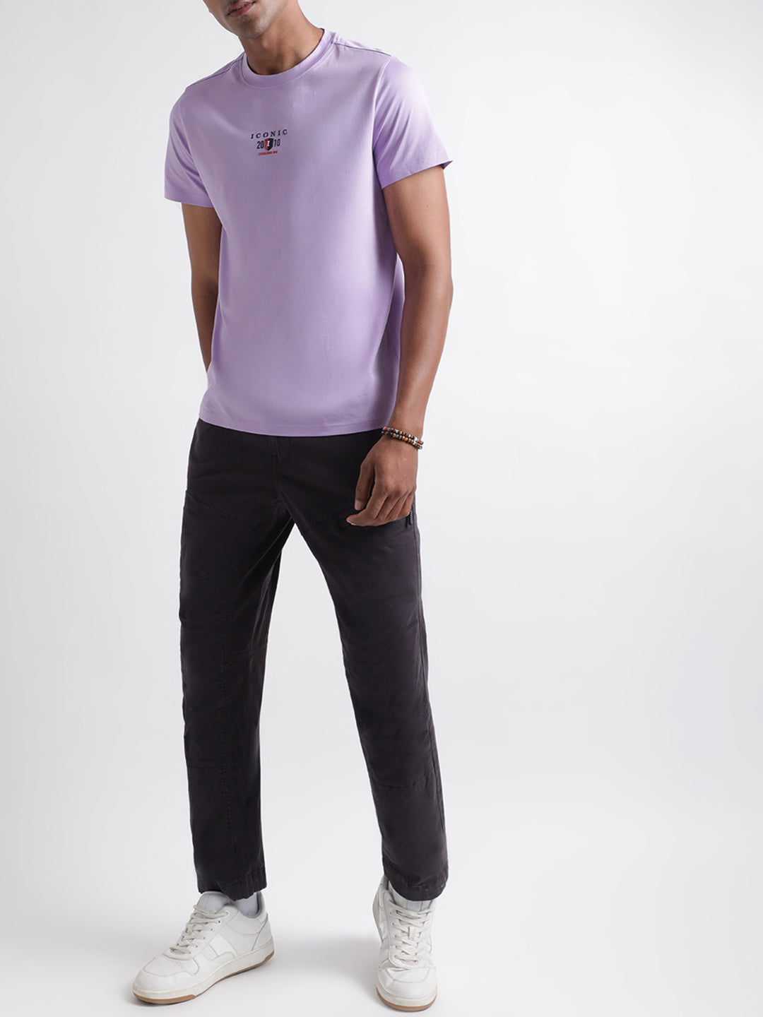 Iconic Lilac Regular Fit T-Shirt