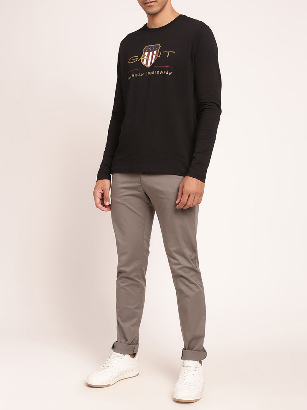 Gant Black Logo Regular Fit T-Shirt