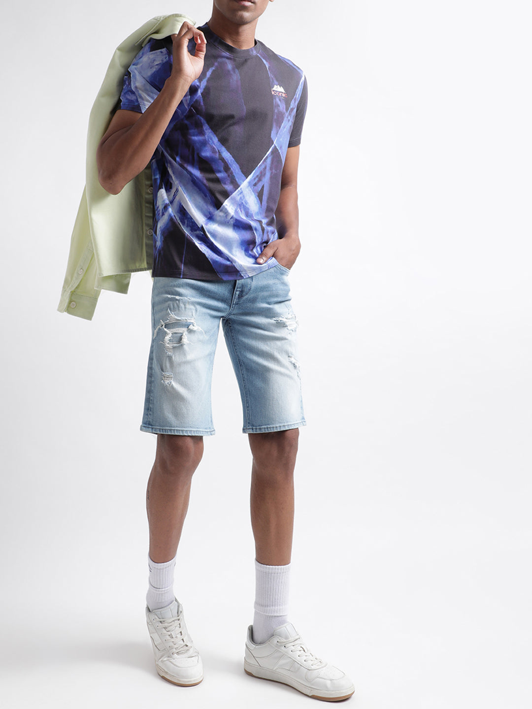 Iconic Multi Printed Regular Fit T-Shirt