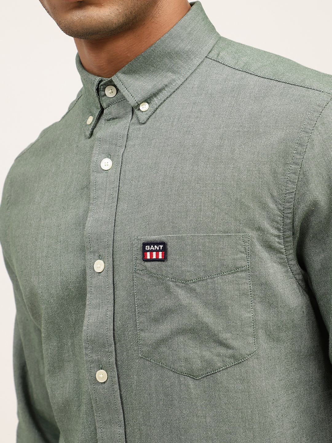 Gant Green Regular Fit Shirt