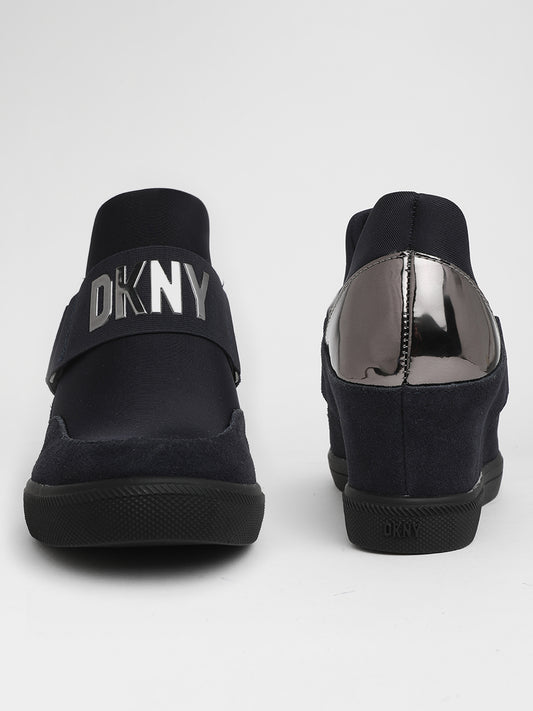 DKNY Women Navy Blue Sneakers