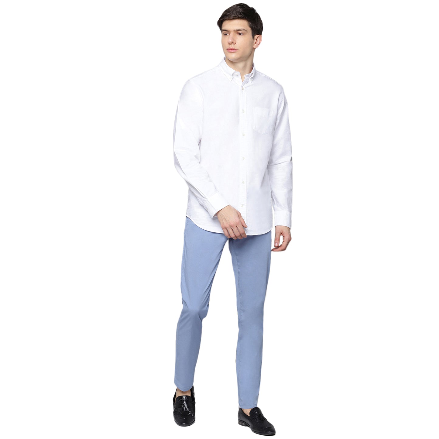 Antony Morato Men Indigo Solid Skinny Fit Trouser