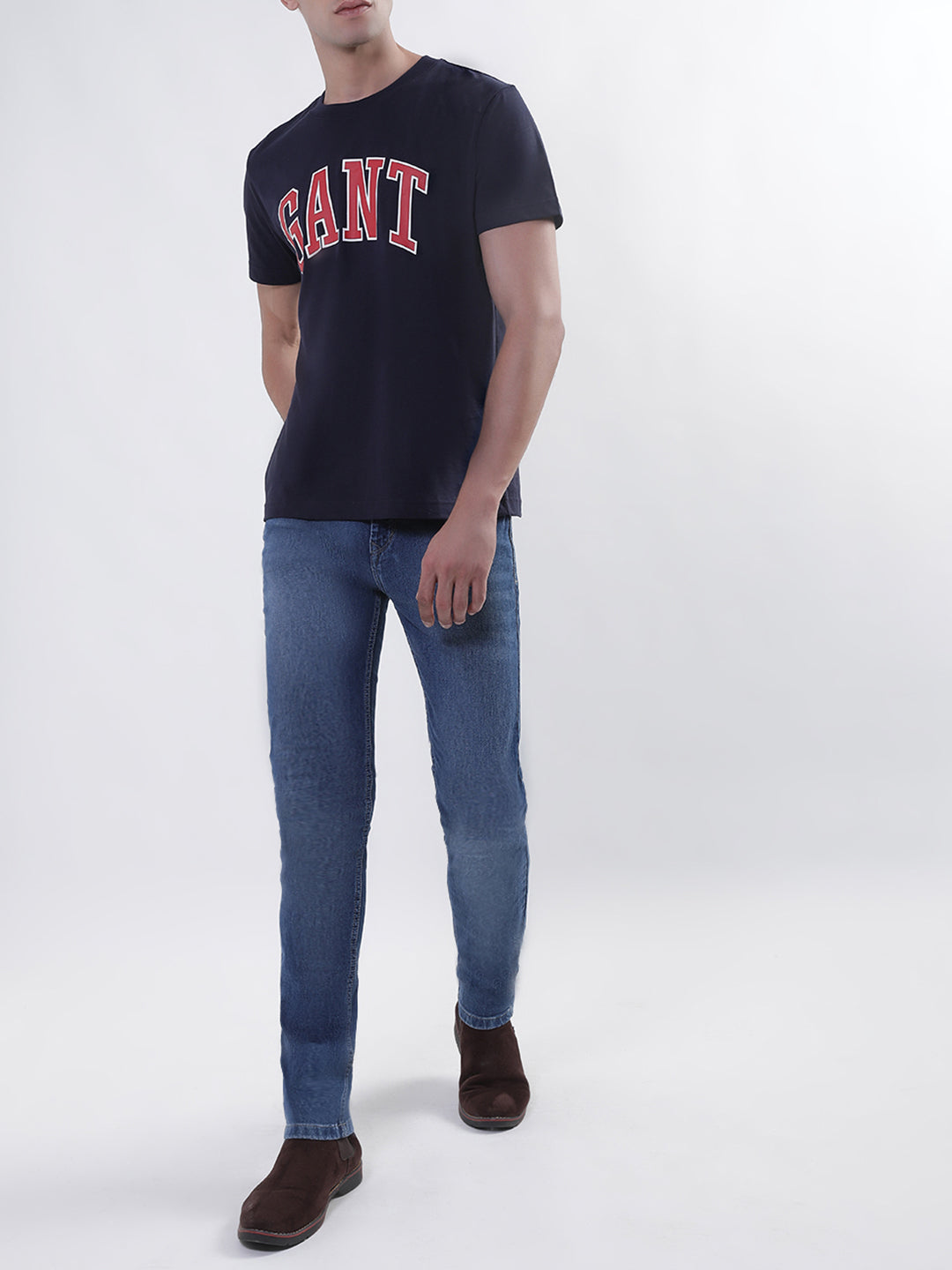 Gant Blue Logo Regular Fit T-Shirt