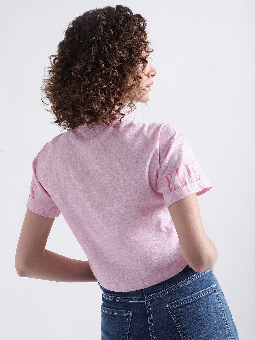Elle Women Pink Top